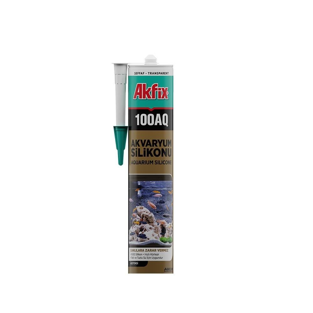AKFİX SA080 AKVARYUM SİLİKONU  100AQ ŞEFFAF 280 ML