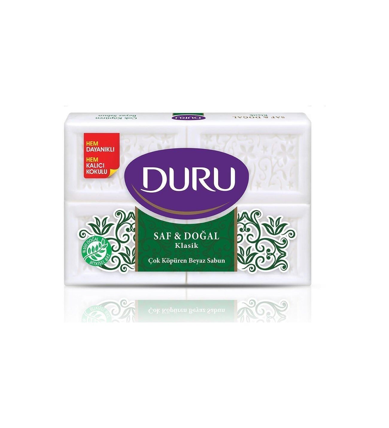 DURU BANYO SABUNU KLASİK SAF & DOĞAL 4X150 600GR