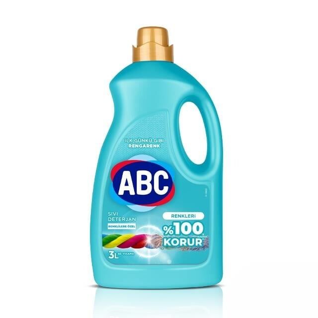 ABC SIVI ÇAMAŞIR DETERJAN RENKLİ 2700ML