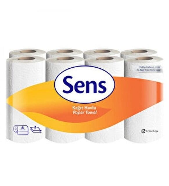 SENS KAĞIT HAVLU 2 KATLI 8Lİ