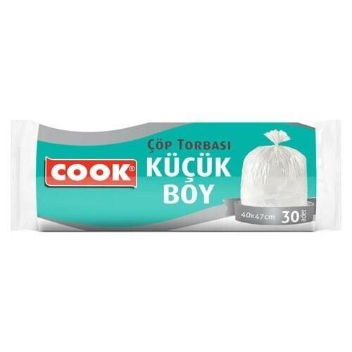 COOK ÇÖP TORBASI KÜÇÜK BOY 30LU 40X47CM