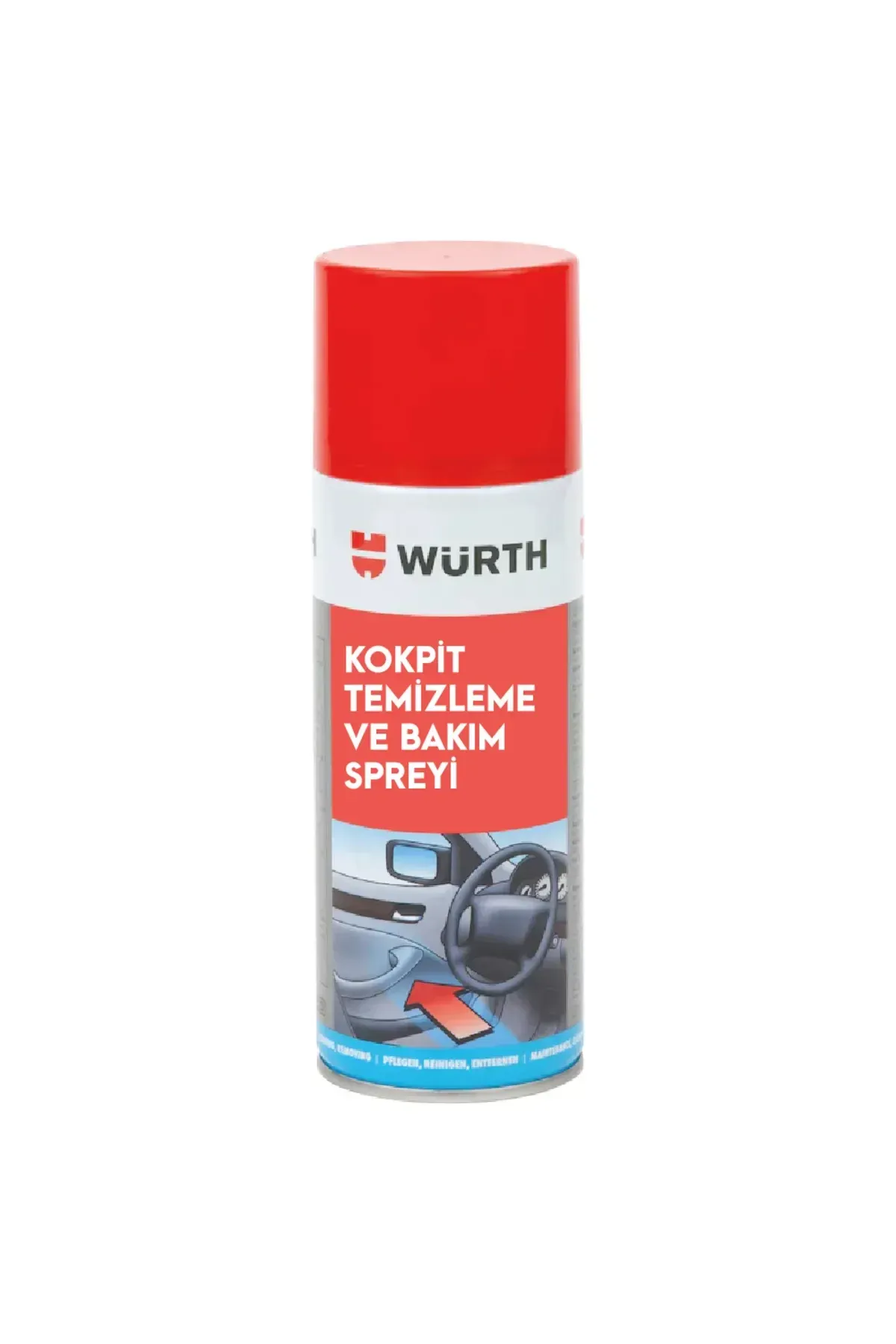 WÜRTH 0890 222 KOKPİT TEMİZLEME SPREYİ 400ML