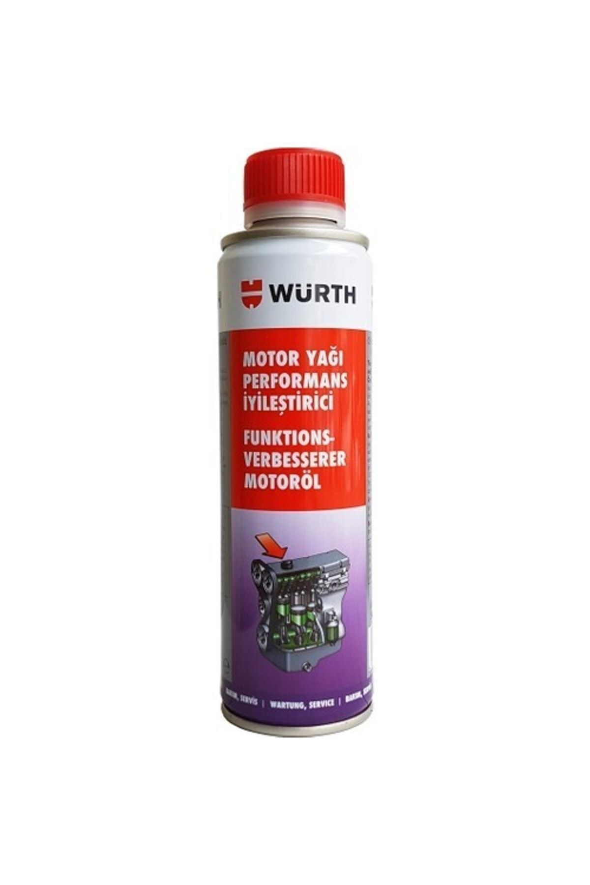 WÜRTH 5861 300 300 MOTOR YAĞI PERFORMANS İYİLEŞTİR