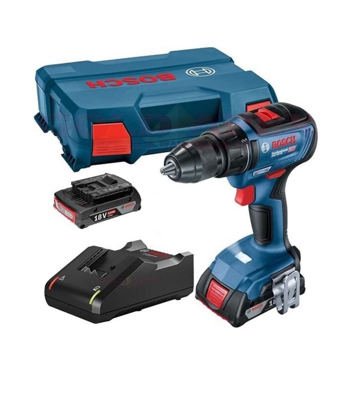 BOSCH GSB 18V-50  AKÜLÜ DARBELİ MATKAP 5AH+2AH