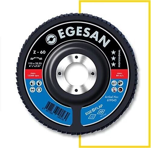 Egesan Pro Serisi 115mm 80 Kum Konik Flap Disk - 10'lu Paket