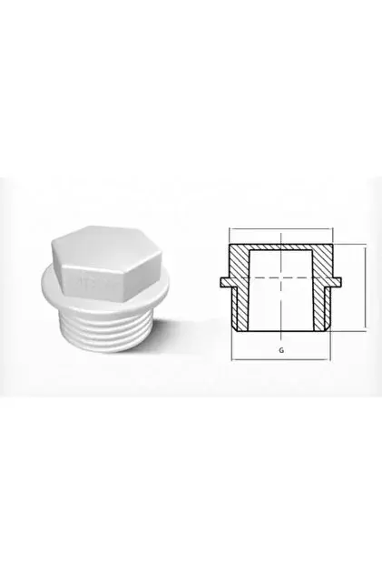 Fırat Dişli Kör Tapa Pprc 20 mm