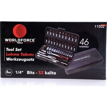 Worldforce 11502 S-Ultra 1/4'' 46 Parça Lokma Takımı