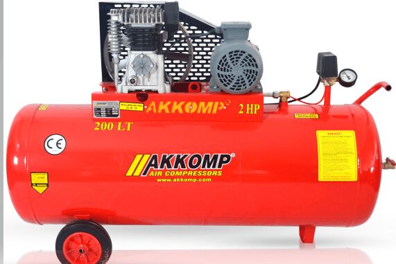AKKOMP 200 Lt 8 Bar 2 Hp Kompresör