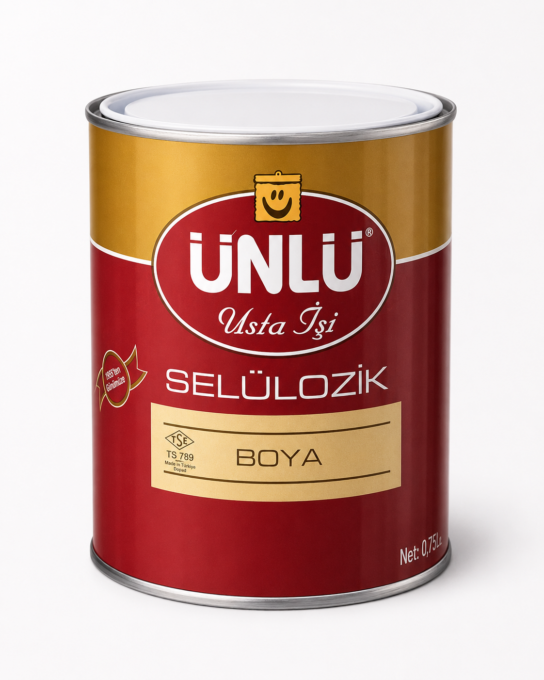 ÜNLÜ SELÜLOZİK BONCUK MAVİ  0.75 L