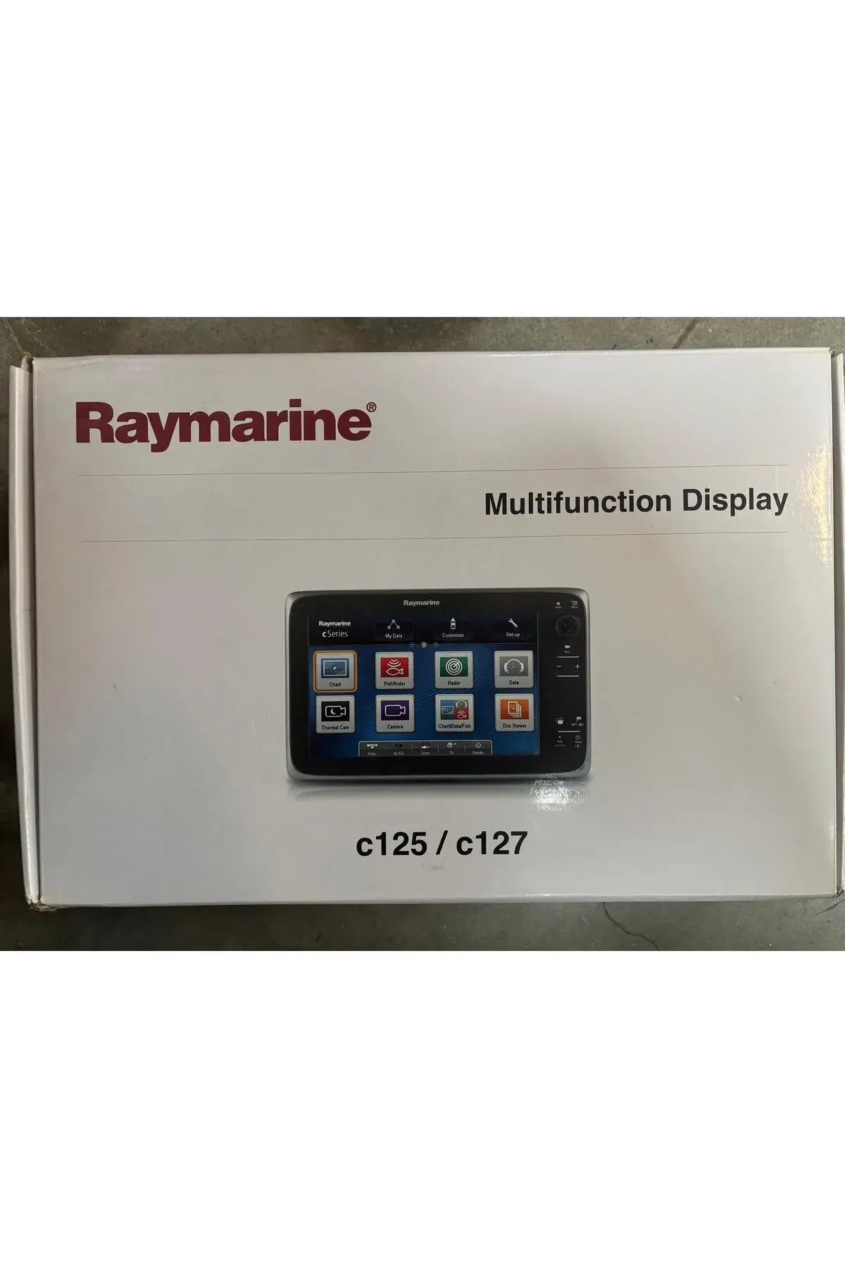 RAYMARİNE E70013-CANZ C-Serisi C125 Multifunktionsdisplay C-Map/NZ Essentials kart 30,5 cm