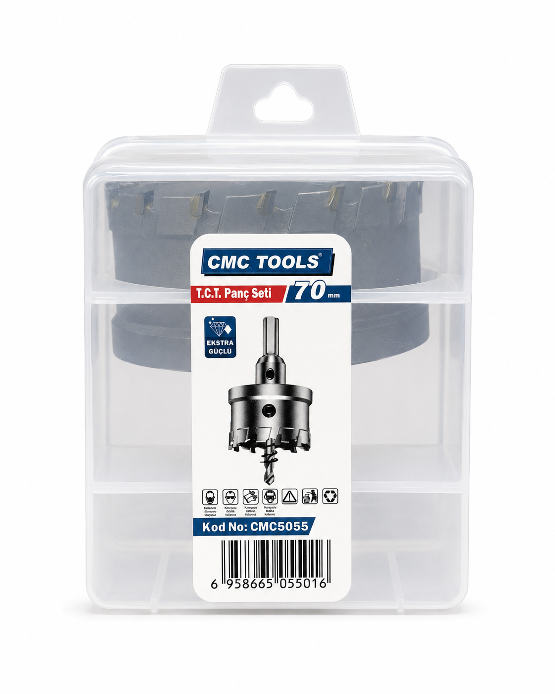 Cmc 70 Mm Tct Metal Delme Panç Seti Cmc5055