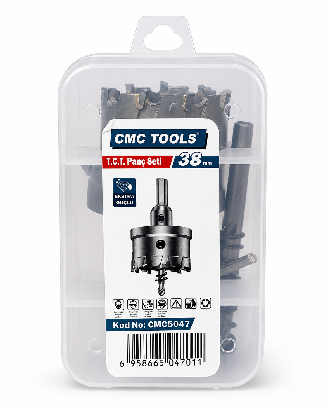 CMC 38 MM TCT METAL DELME PANÇ SETİ CMC5047