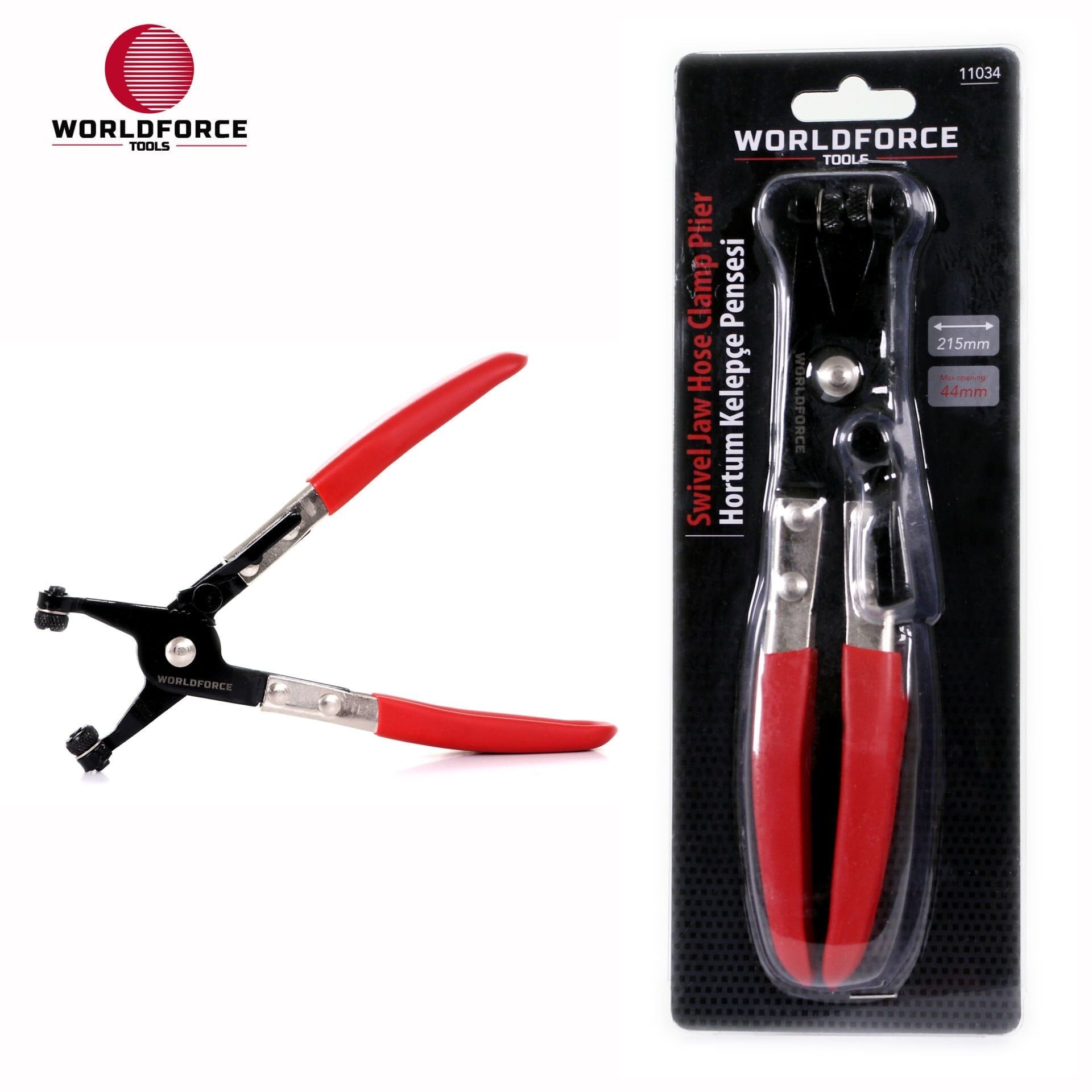 Worldforce 11034 Hortum Kelepçe Pensesi 44-215mm